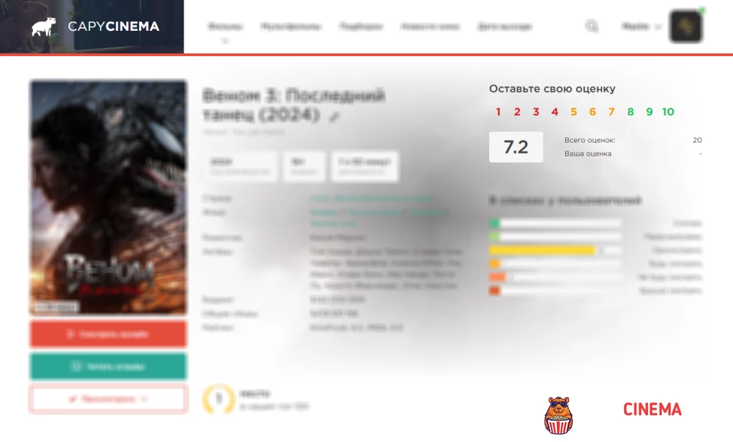 Скриншот рейтинга для фильма