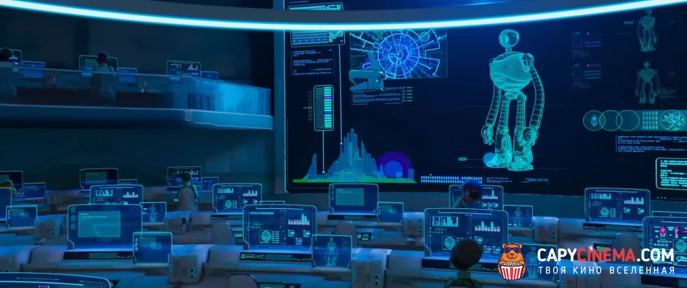 Скриншот из мультика: Дикий робот (2024)